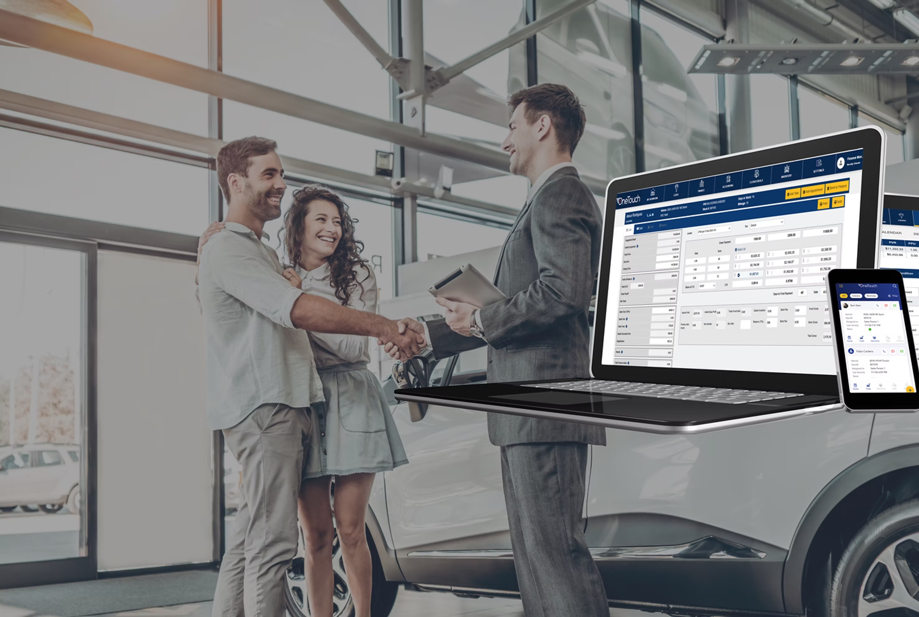 OneTouch DMS Platform in Modern Dealership